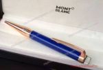 Replica Mont Blanc StarWalker Urban Ballpoint Pen Blue & Rose Gold Clip